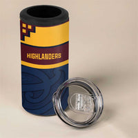 New Zealand Rugby Pacific Custom 4 in 1 Can Cooler Tumbler Kahupeka Retro 2025 Taniko Motif