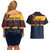 New Zealand Rugby Pacific Custom Couples Matching Off Shoulder Short Dress and Hawaiian Shirt Kahupeka Retro 2025 Taniko Motif