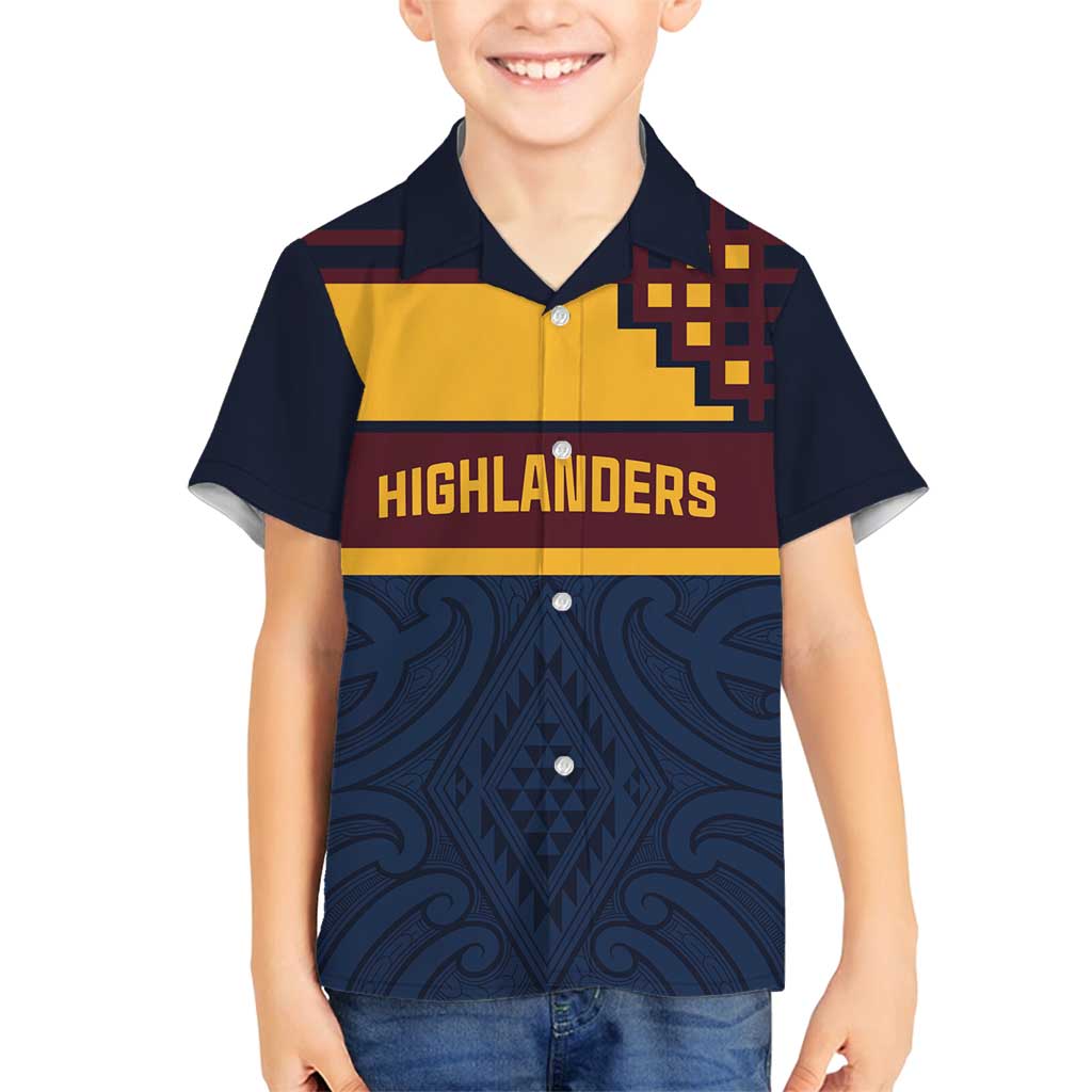 New Zealand Rugby Pacific Custom Family Matching Tank Maxi Dress and Hawaiian Shirt Kahupeka Retro 2025 Taniko Motif