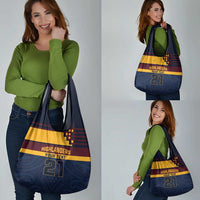 New Zealand Rugby Pacific Custom Grocery Bag Kahupeka Retro 2025 Taniko Motif