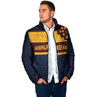 New Zealand Rugby Pacific Custom Padded Jacket Kahupeka Retro 2025 Taniko Motif - Polynesian Pride