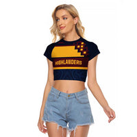 New Zealand Rugby Pacific Custom Raglan Cropped T Shirt Kahupeka Retro 2025 Taniko Motif