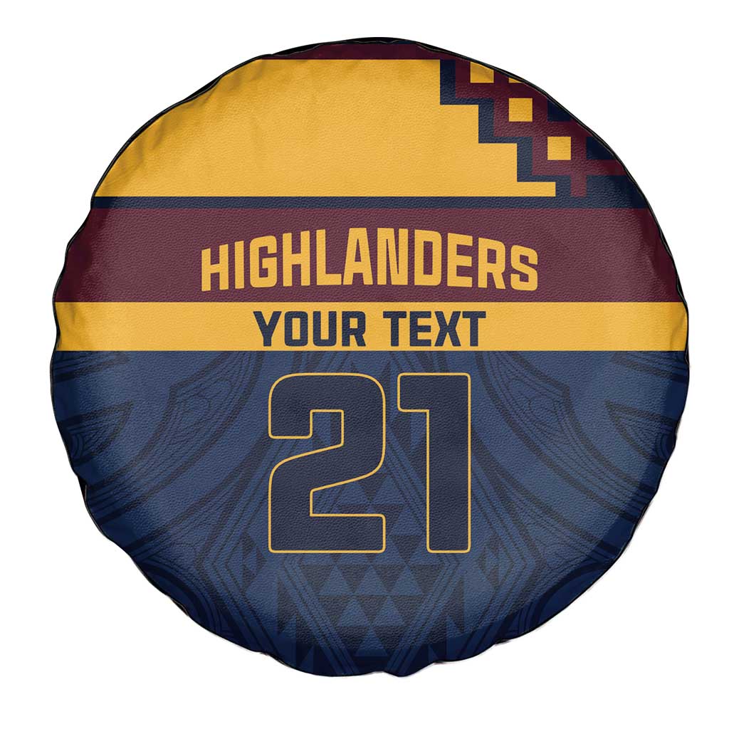 New Zealand Rugby Pacific Custom Spare Tire Cover Kahupeka Retro 2025 Taniko Motif