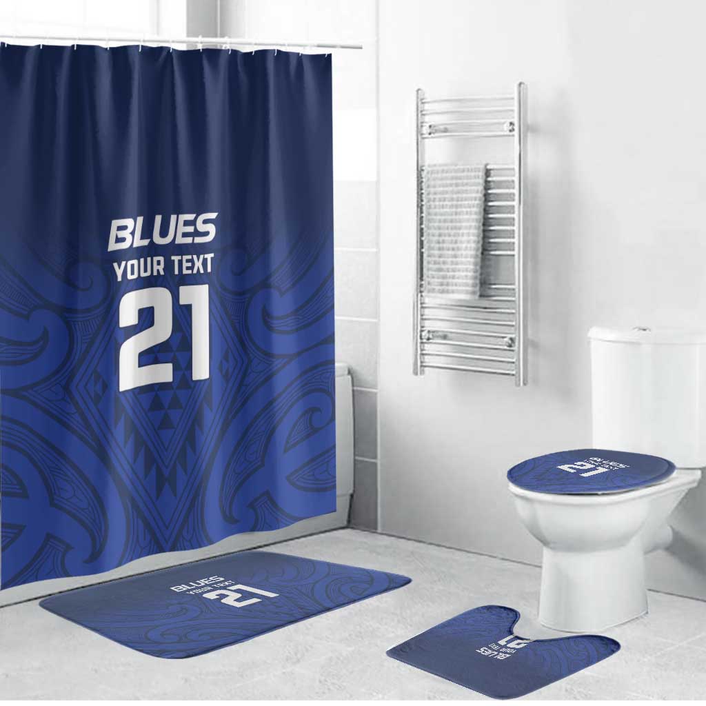 New Zealand Rugby Pacific Custom Bathroom Set Kahurangi Auckland All Blue - Polynesian Pride