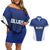 New Zealand Rugby Pacific Custom Couples Matching Off Shoulder Short Dress and Hawaiian Shirt Kahurangi Auckland All Blue