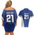 New Zealand Rugby Pacific Custom Couples Matching Off Shoulder Short Dress and Hawaiian Shirt Kahurangi Auckland All Blue