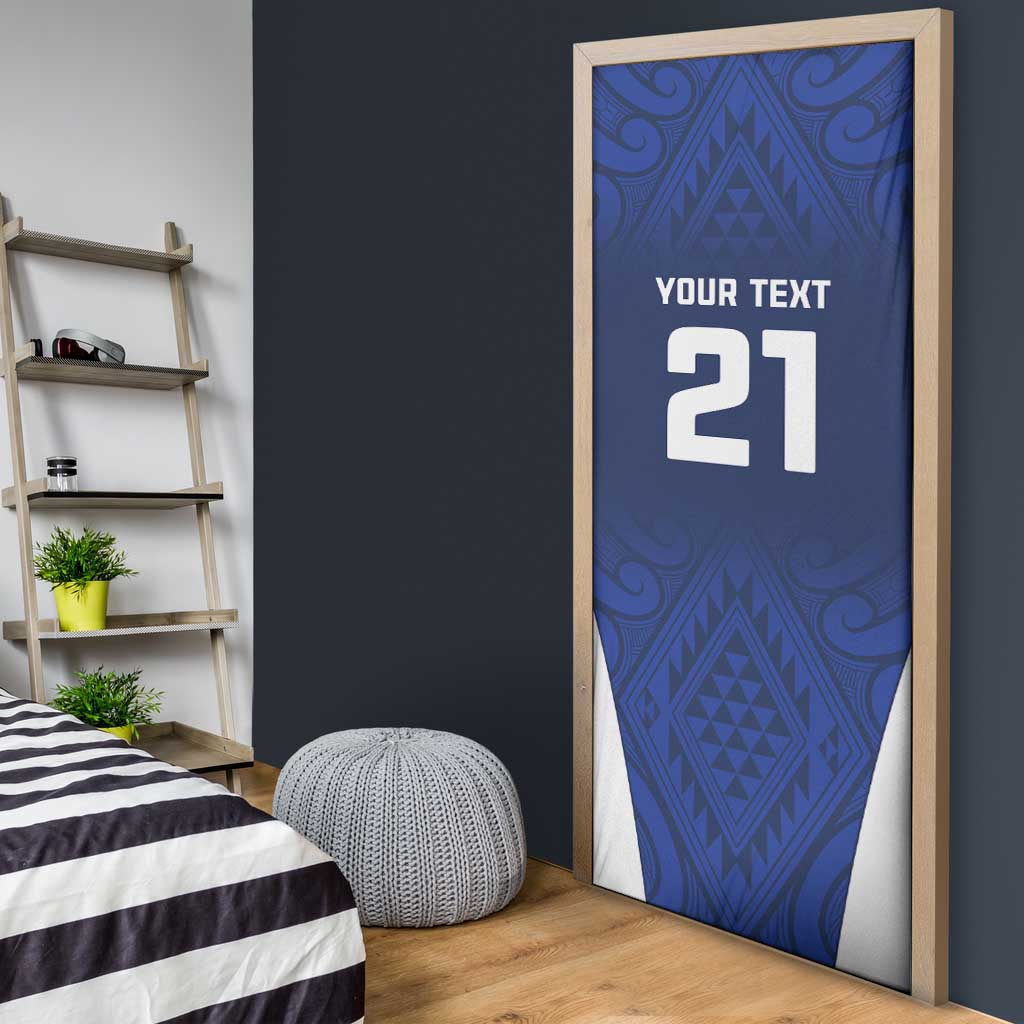 New Zealand Rugby Pacific Custom Door Cover Kahurangi Auckland All Blue - Polynesian Pride