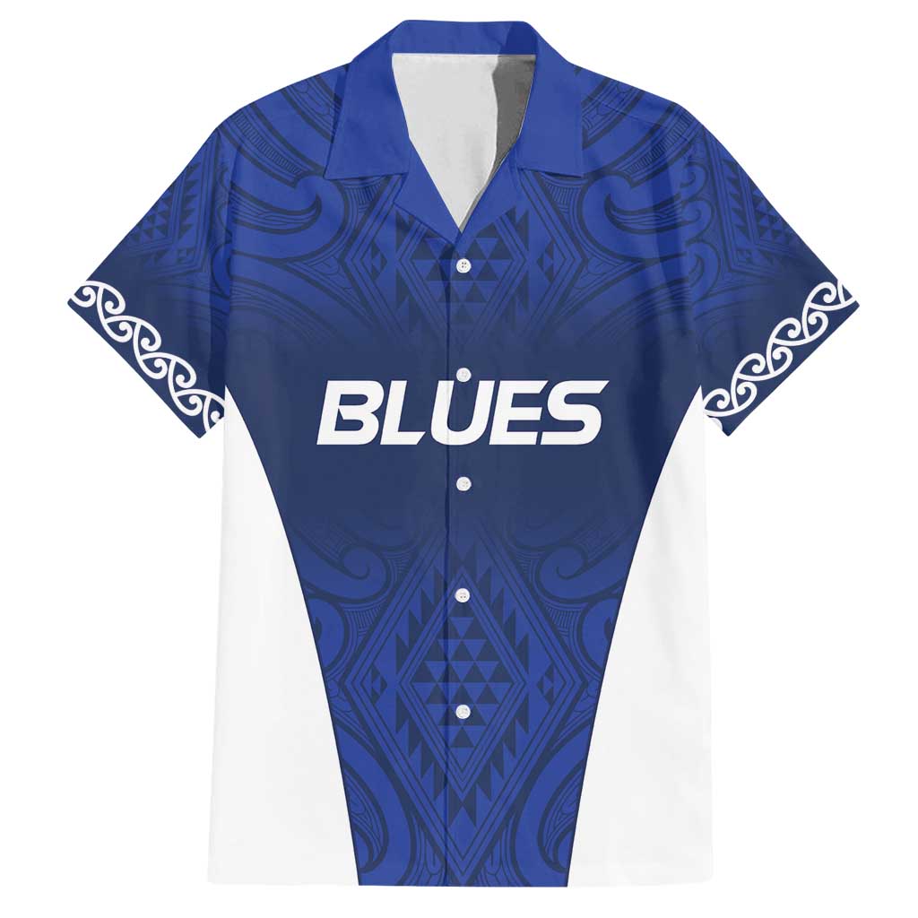 New Zealand Rugby Pacific Custom Family Matching Long Sleeve Bodycon Dress and Hawaiian Shirt Kahurangi Auckland All Blue