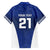 New Zealand Rugby Pacific Custom Family Matching Off Shoulder Short Dress and Hawaiian Shirt Kahurangi Auckland All Blue