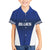 New Zealand Rugby Pacific Custom Family Matching Off Shoulder Short Dress and Hawaiian Shirt Kahurangi Auckland All Blue