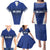 New Zealand Rugby Pacific Custom Family Matching Puletasi and Hawaiian Shirt Kahurangi Auckland All Blue