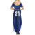New Zealand Rugby Pacific Custom Family Matching Summer Maxi Dress and Hawaiian Shirt Kahurangi Auckland All Blue