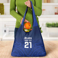 New Zealand Rugby Pacific Custom Grocery Bag Kahurangi Auckland All Blue