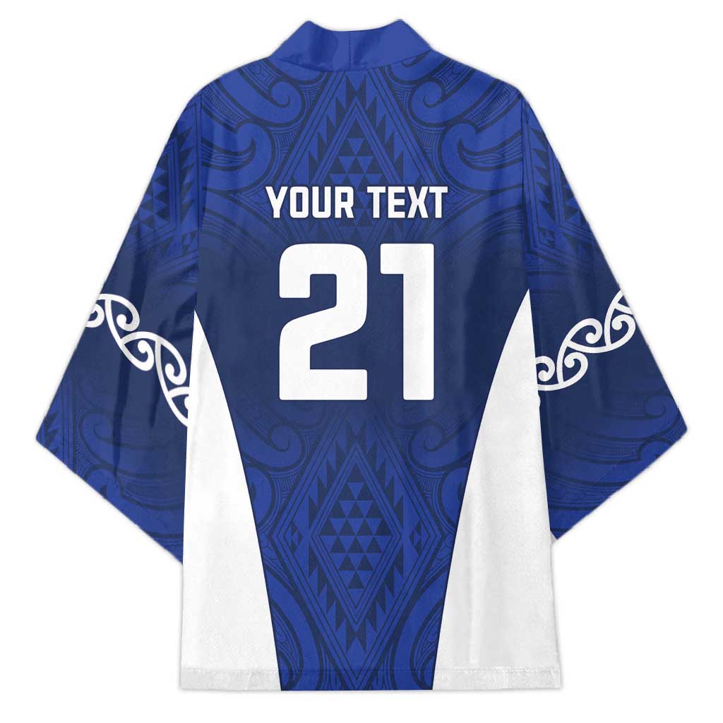 New Zealand Rugby Pacific Custom Kimono Kahurangi Auckland All Blue - Polynesian Pride