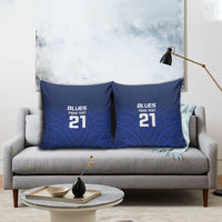 New Zealand Rugby Pacific Custom Pillow Cover Kahurangi Auckland All Blue - Polynesian Pride