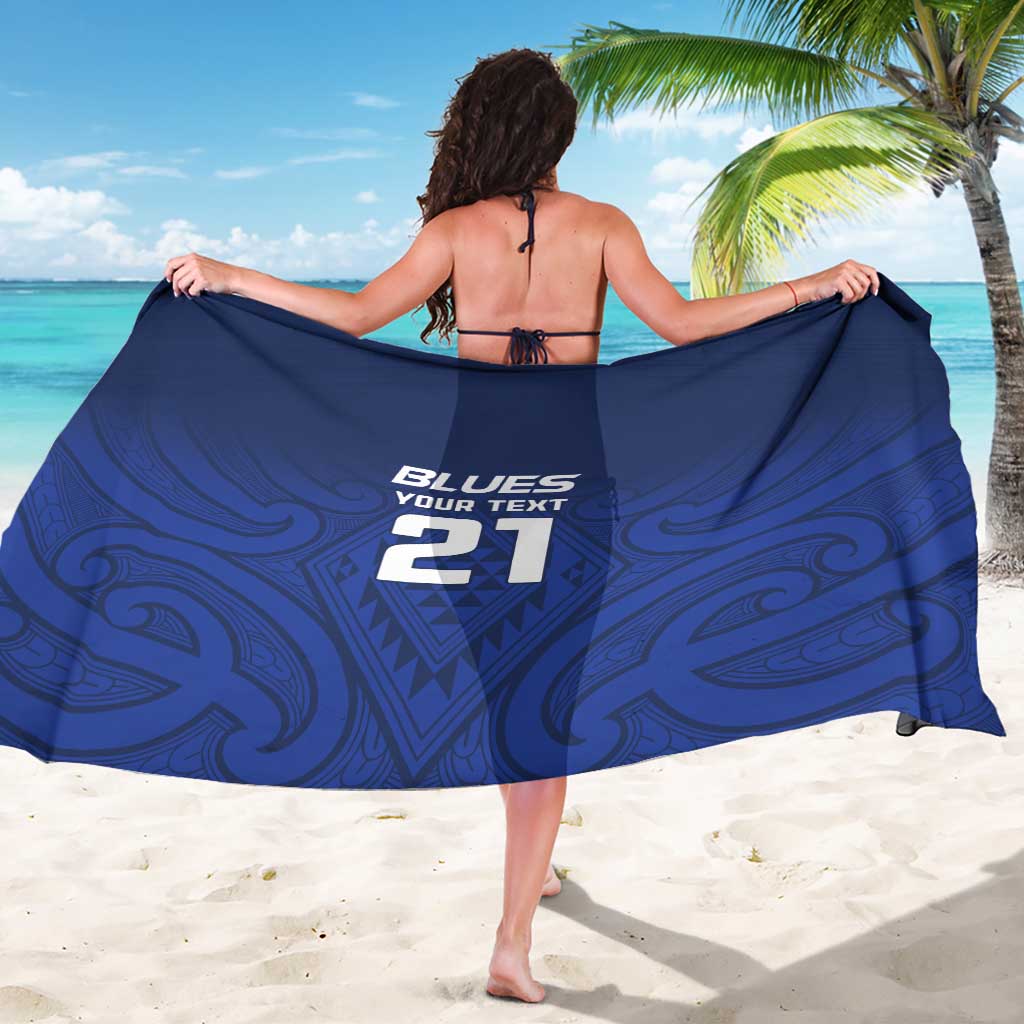 New Zealand Rugby Pacific Custom Sarong Kahurangi Auckland All Blue