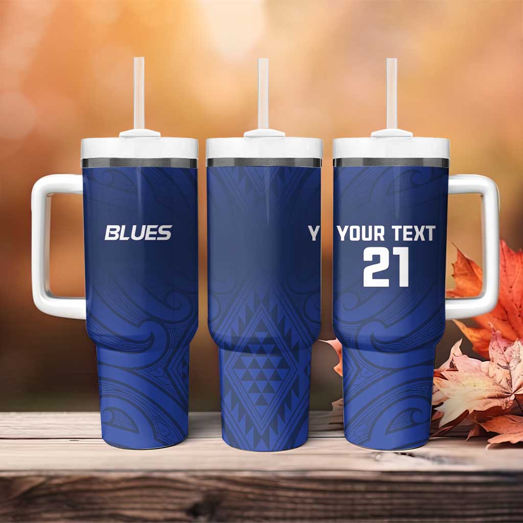 New Zealand Rugby Pacific Custom Tumbler With Handle Kahurangi Auckland All Blue