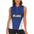 New Zealand Rugby Pacific Custom Women Sleeveless Polo Shirt Kahurangi Auckland All Blue