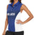 New Zealand Rugby Pacific Custom Women Sleeveless Polo Shirt Kahurangi Auckland All Blue