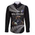 New Zealand Rugby Custom Family Matching Puletasi and Hawaiian Shirt Glory Be To Black Silver-fern - Polynesian Pride
