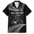 New Zealand Rugby Custom Family Matching Summer Maxi Dress and Hawaiian Shirt Glory Be To Black Silver-fern - Polynesian Pride