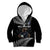 New Zealand Rugby Custom Kid Hoodie Glory Be To Black Silver-fern - Polynesian Pride