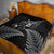 New Zealand Rugby Custom Quilt Glory Be To Black Silver-fern - Polynesian Pride