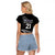 New Zealand Rugby Custom Raglan Cropped T Shirt Glory Be To Black Silver-fern - Polynesian Pride