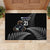 New Zealand Rugby Custom Rubber Doormat Glory Be To Black Silver-fern - Polynesian Pride