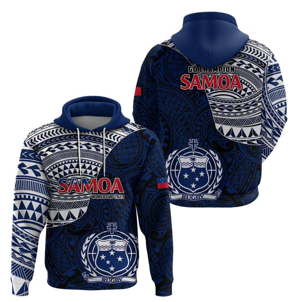 Samoa Rugby Hoodie Proud Samoa World Cup 2023 LT9 - Polynesian Pride