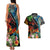 Hawaii Strong Maui Wildfire Couples Matching Tank Maxi Dress and Hawaiian Shirt Pray For Lahaina Maui LT9 - Polynesian Pride
