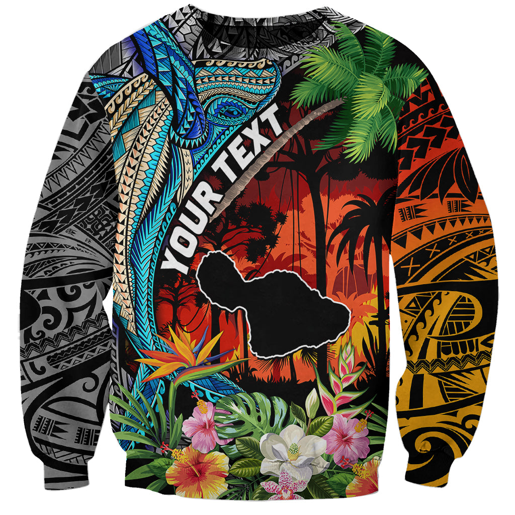 Personalised Hawaii Strong Maui Wildfire Sweatshirt Pray For Lahaina Maui LT9 Unisex Black - Polynesian Pride