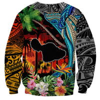 Personalised Hawaii Strong Maui Wildfire Sweatshirt Pray For Lahaina Maui LT9 - Polynesian Pride