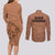Hawaii Strong Maui Wildfire Couples Matching Long Sleeve Bodycon Dress and Long Sleeve Button Shirts No1 LT9 - Polynesian Pride