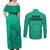 Hawaii Strong Maui Wildfire Couples Matching Off Shoulder Maxi Dress and Long Sleeve Button Shirts No2 LT9 - Polynesian Pride