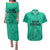Hawaii Strong Maui Wildfire Couples Matching Puletasi Dress and Hawaiian Shirt No2 LT9 Green - Polynesian Pride