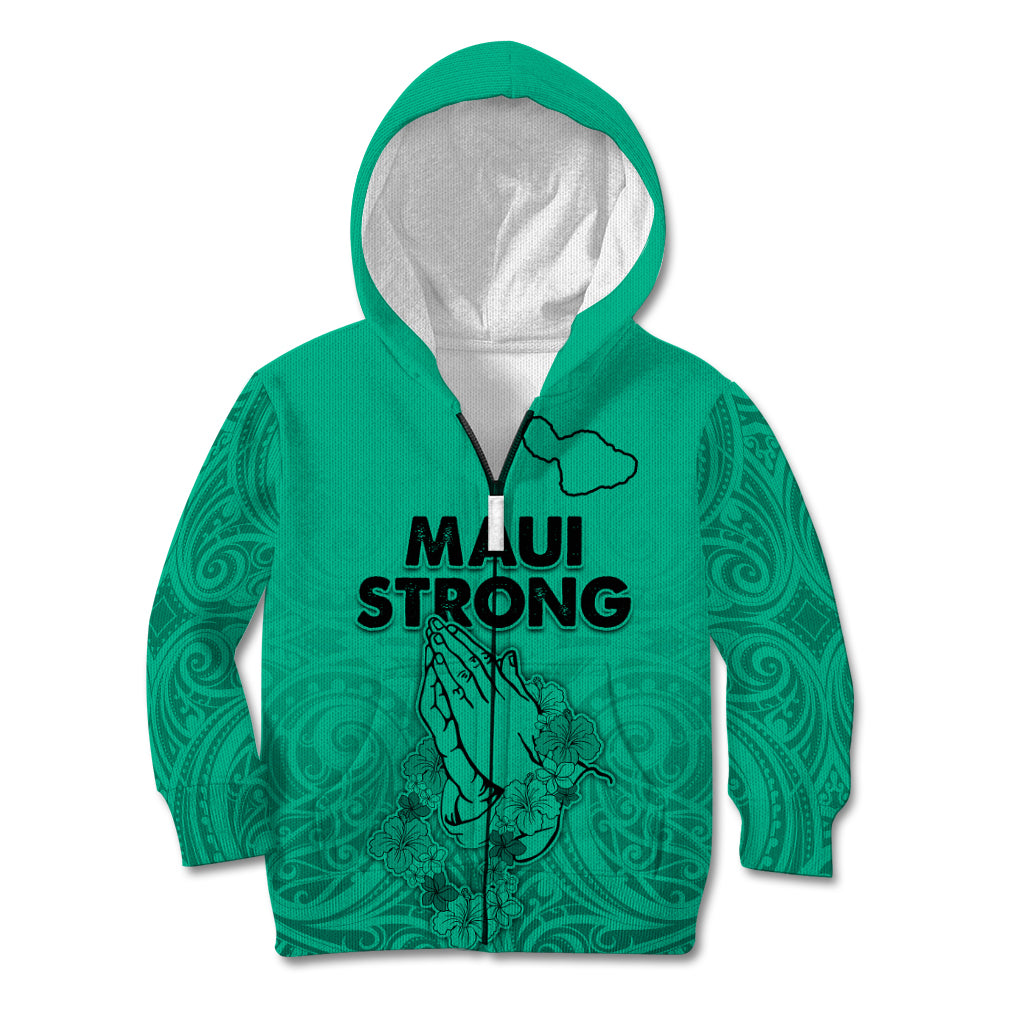 Hawaii Strong Maui Wildfire Kid Hoodie No2 LT9 - Polynesian Pride