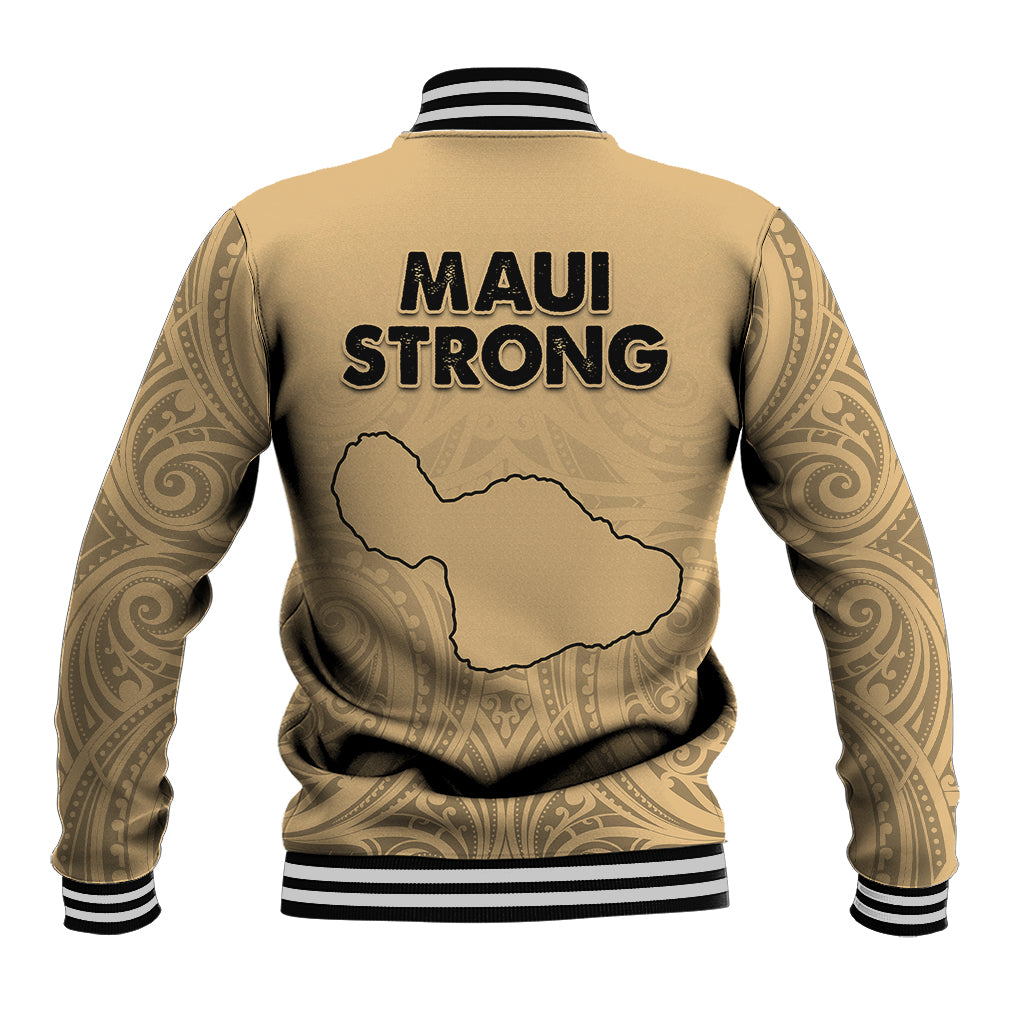 Hawaii Strong Maui Wildfire Baseball Jacket No3 LT9 - Polynesian Pride