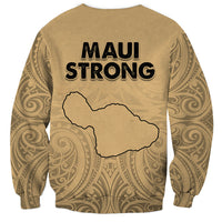 Hawaii Strong Maui Wildfire Sweatshirt No3 LT9 - Polynesian Pride