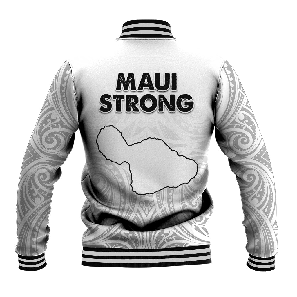 Hawaii Strong Maui Wildfire Baseball Jacket No4 LT9 - Polynesian Pride