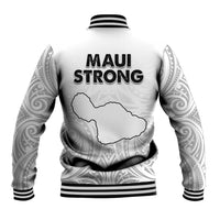 Hawaii Strong Maui Wildfire Baseball Jacket No4 LT9 - Polynesian Pride