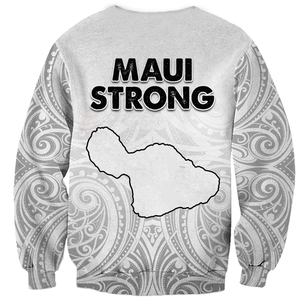 Hawaii Strong Maui Wildfire Sweatshirt No4 LT9 - Polynesian Pride