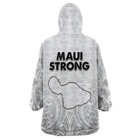 Hawaii Strong Maui Wildfire Wearable Blanket Hoodie No4 LT9 - Polynesian Pride