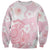 Japan Sakura Floral with Polynesian Vibe Sweatshirt