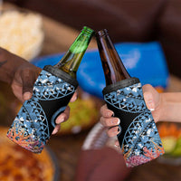 Personalised Nukuoro Micronesia Atoll 4 in 1 Can Cooler Tumbler with Pacific Coral Reef