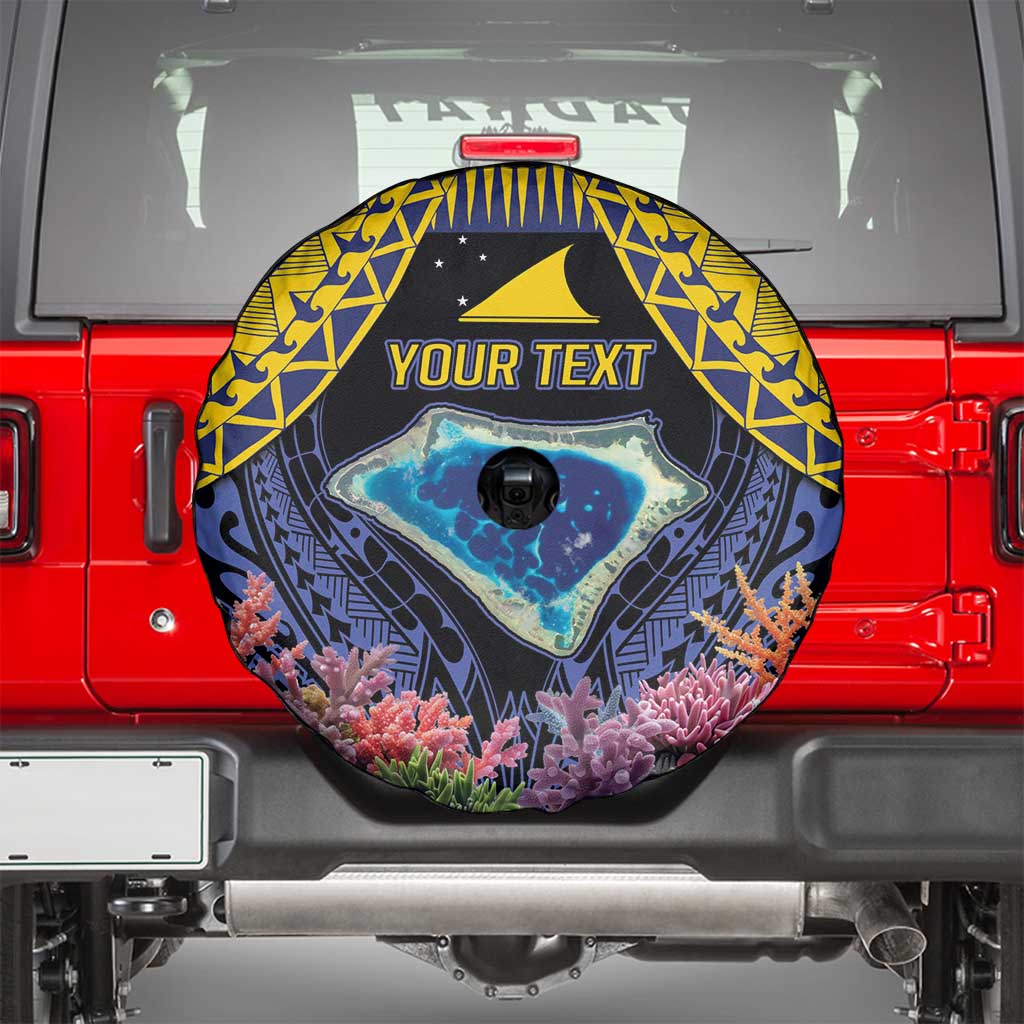 Tokelau Atafu Atoll Personalised Spare Tire Cover Pacific Coral Reef Vibe