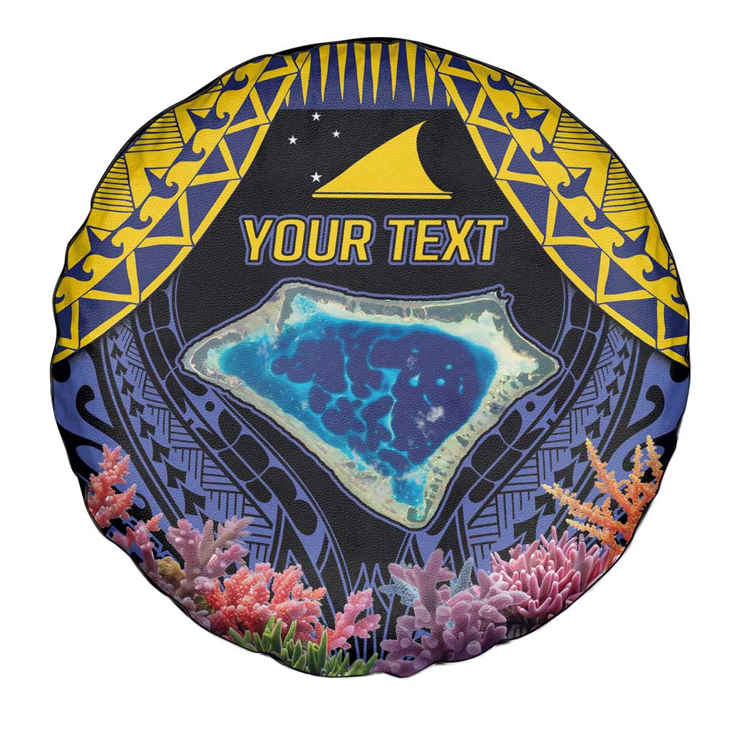 Tokelau Atafu Atoll Personalised Spare Tire Cover Pacific Coral Reef Vibe