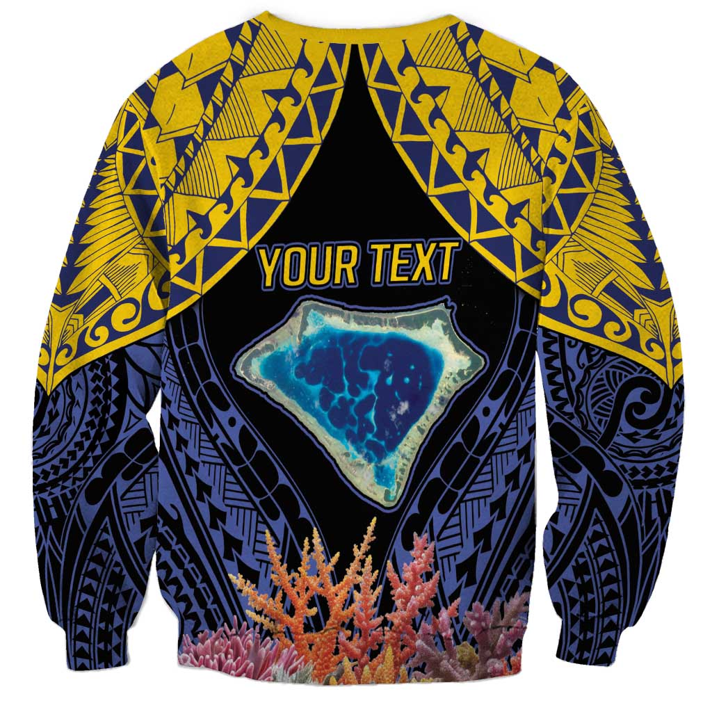 Tokelau Atafu Atoll Personalised Sweatshirt Pacific Coral Reef Vibe