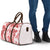 Vintage Hawaii Travel Bag Hibiscus Tapa Tribal With Hawaiian Quilt Pattern Red - Polynesian Pride