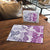 Vintage Hawaii Puzzle Hibiscus Tapa Tribal With Hawaiian Quilt Pattern Violet - Polynesian Pride